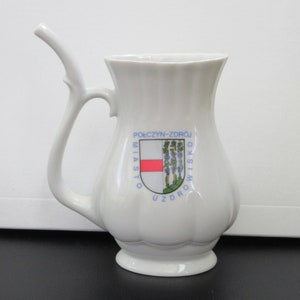 Vintage Chodziez Poland Beverage Sipping Cup - Souvenir Uzdrowisko Polczyn-Zdroj