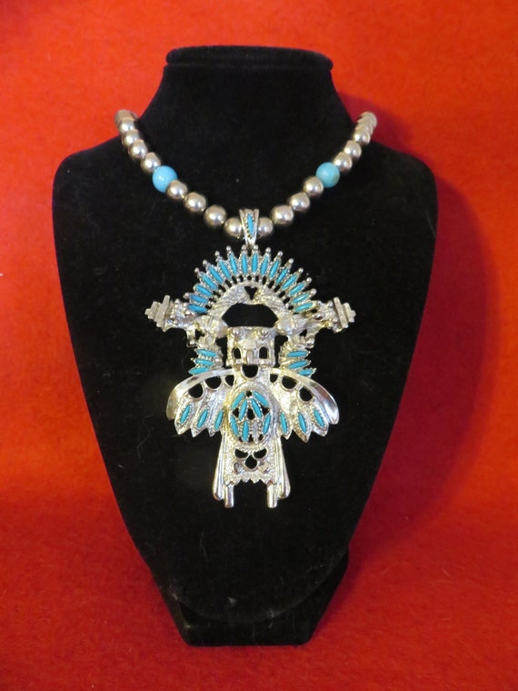 Fabulous 1970's Kachina Native American Indian Ea… - image 1