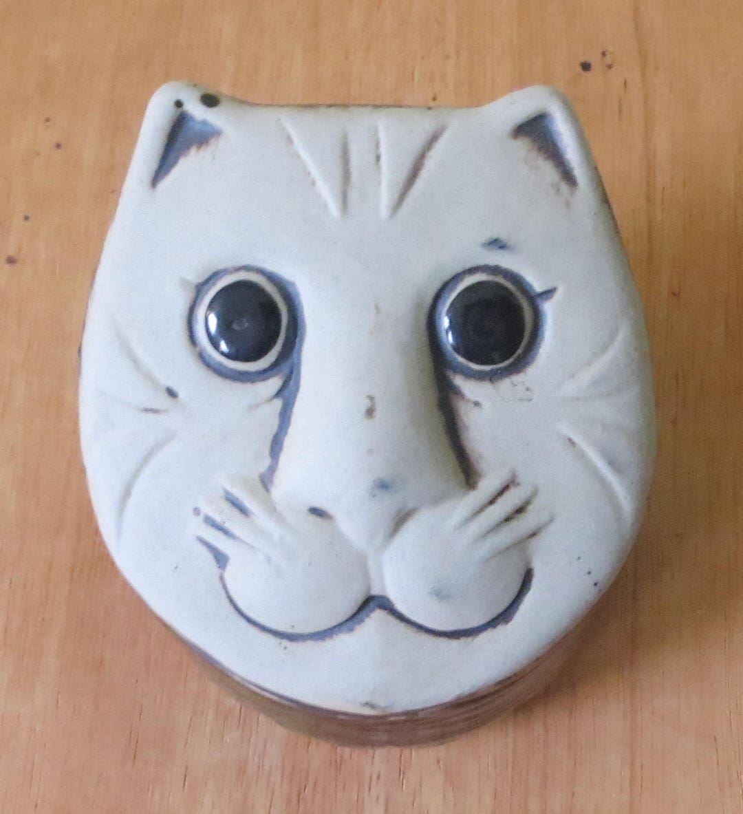 Lisa Larson Inspired Cat Ceramic Coin Bank Modernist Feline - Made in ...