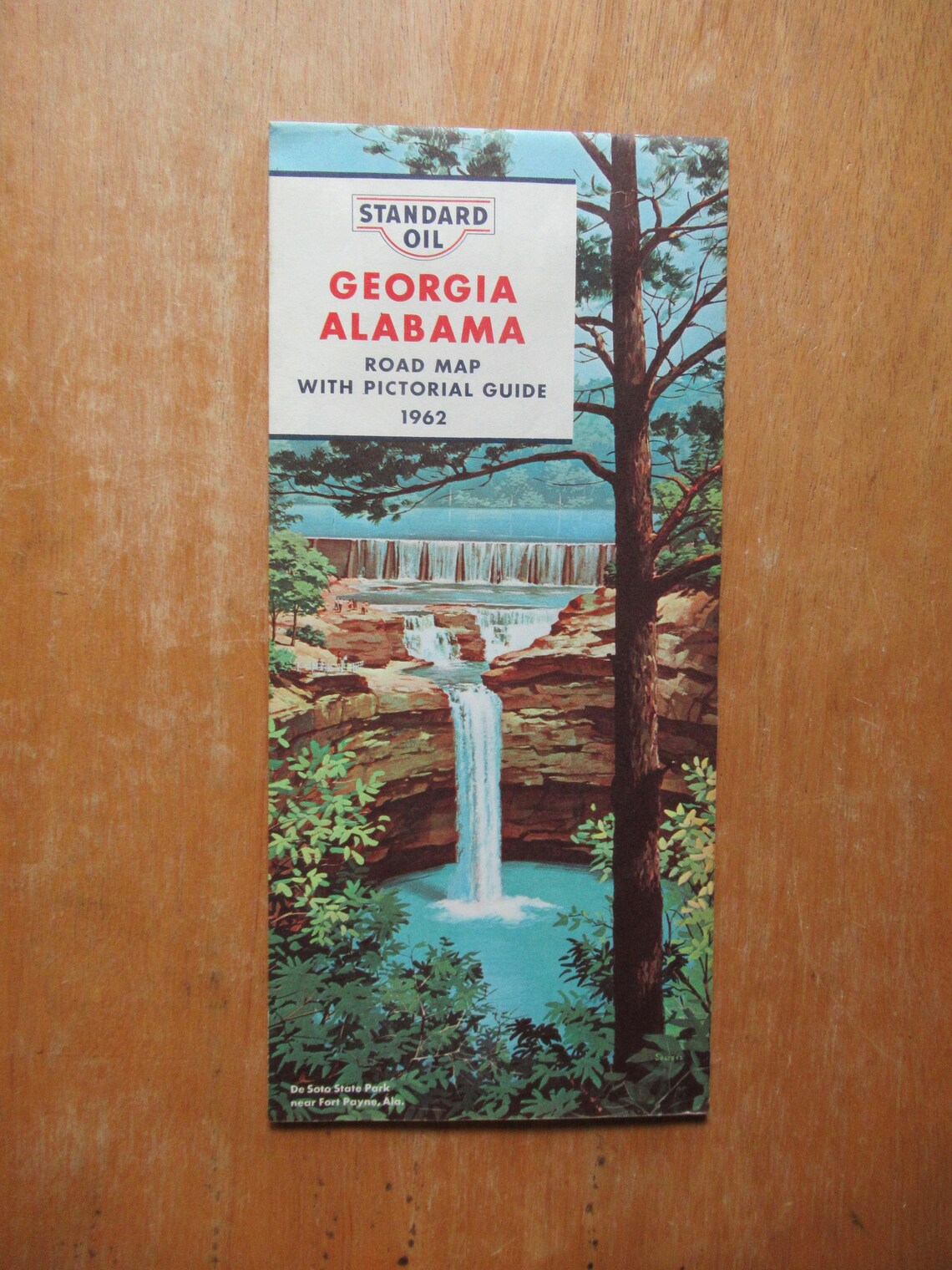 1962 Standard Oil Company and Alabama Advertising Road Etsy