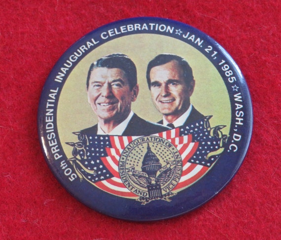 Vintage 1985 Reagan & Bush 50th Presidential Inau… - image 3
