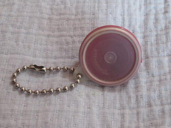 Vintage 1960's Red Tupperware Bowl Advertising Key Chain/Keychain