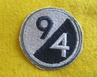 Vintage 1940's World War  II US Army 94th Infantry Division Patch