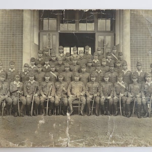 Escasa foto / fotografía de clase del Ejército Imperial Japonés antes de la Segunda Guerra Mundial