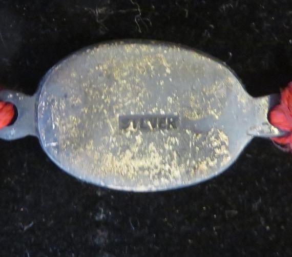 Vintage Chinese Cinnabar Bangle Bracelet & Matchi… - image 10