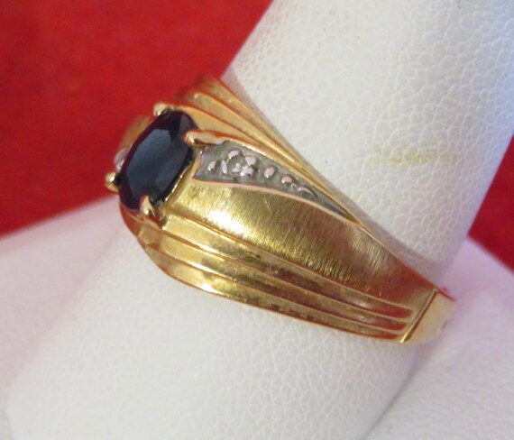Men's 10 karat gold rings clearance