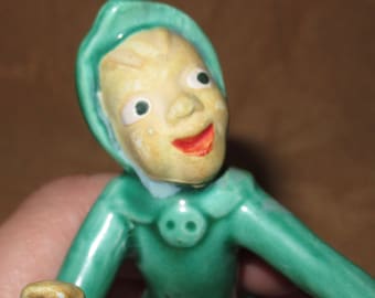 Vintage 1950's Little Fairy Garden Elf Pixie Gnome Boy Figurine