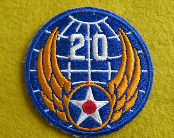40SWW2 大戦　ビンテージワッペン　FIRST AIR FORCE パッチ Vintage 1940s WWII US Army Air Force Patch, Original - Etsy