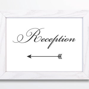 Calligraphy Wedding Signs Set 5x7 Signs Printable PDF INSTANT DOWNLOAD image 5