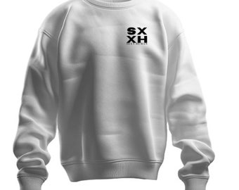 SX XH Sexy Human Branded Crewneck Sweatshirt
