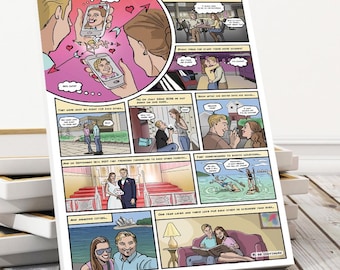 Il nostro fumetto sulla storia d'amore - Storia di una relazione personalizzata