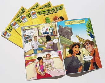 Custom Made Comic Book, Personalized Illustrated Story