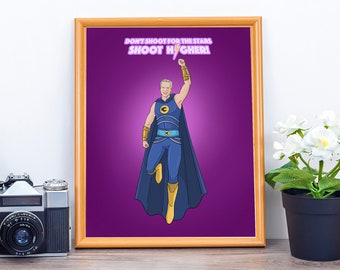 Custom Superhero Comic Cover – Boss or Retirement Gift, Personalized Hero Portrait