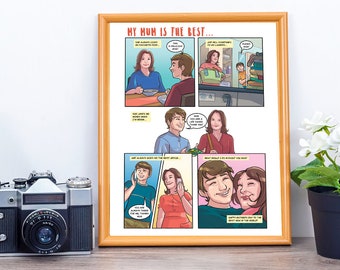 Personalized Comic for Mom – Meaningful Birthday Gift from Kids