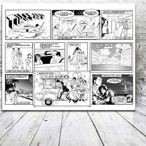Storia d'amore a fumetti personalizzata, regalo di nozze nerd per il marito, idee insolite per gli amanti dei fumetti, fumetto personalizzato, ricordo di una relazione