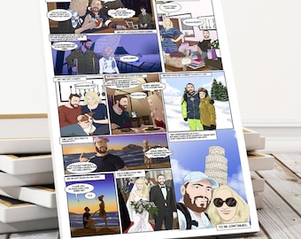 Personalized Birthday Comic Book – Geeky Love Story Gift for Girlfriend