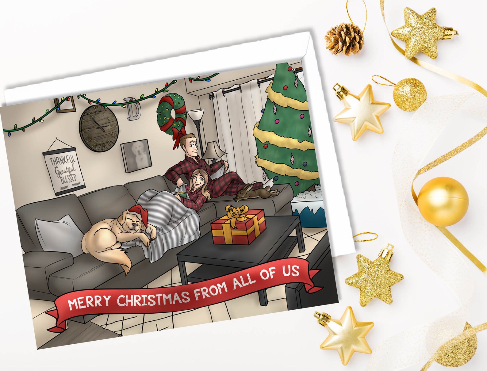 Custom Made Christmas Card 2020 Personalized Unique Family  Etsy