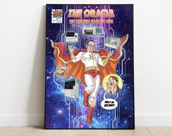 Custom Superhero Comic Cover – 40th Birthday Gift for Dad or Husband