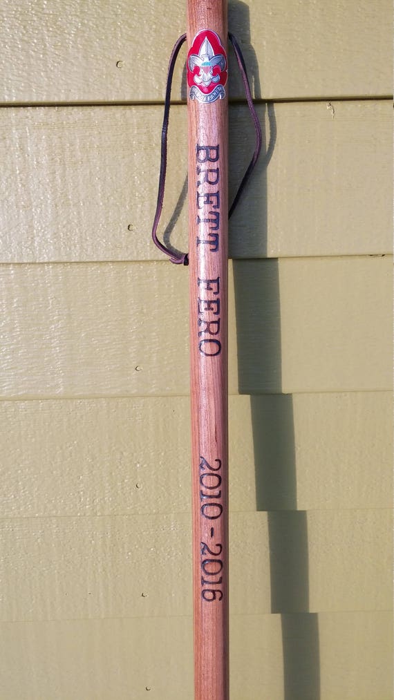 Boy Scout Be Prepared Wooden Hiking Walking Stick B.S.A. Cub Etsy