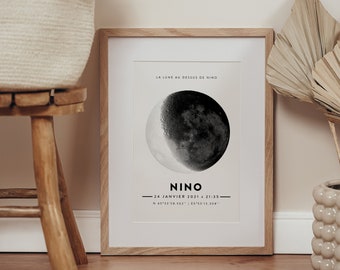 Moon phase poster to customize