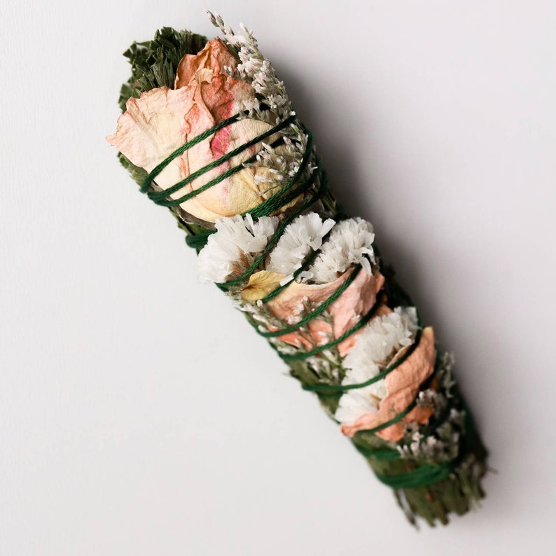 Cedar Rose Smudge Stick image 2