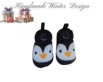 Novelty Christmas Slippers - Penguin Slippers, Christmas Slippers Babies and Children
