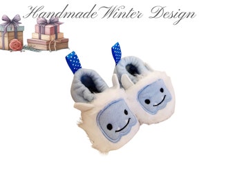 Childrens novelty slippers, Yeti Slippers