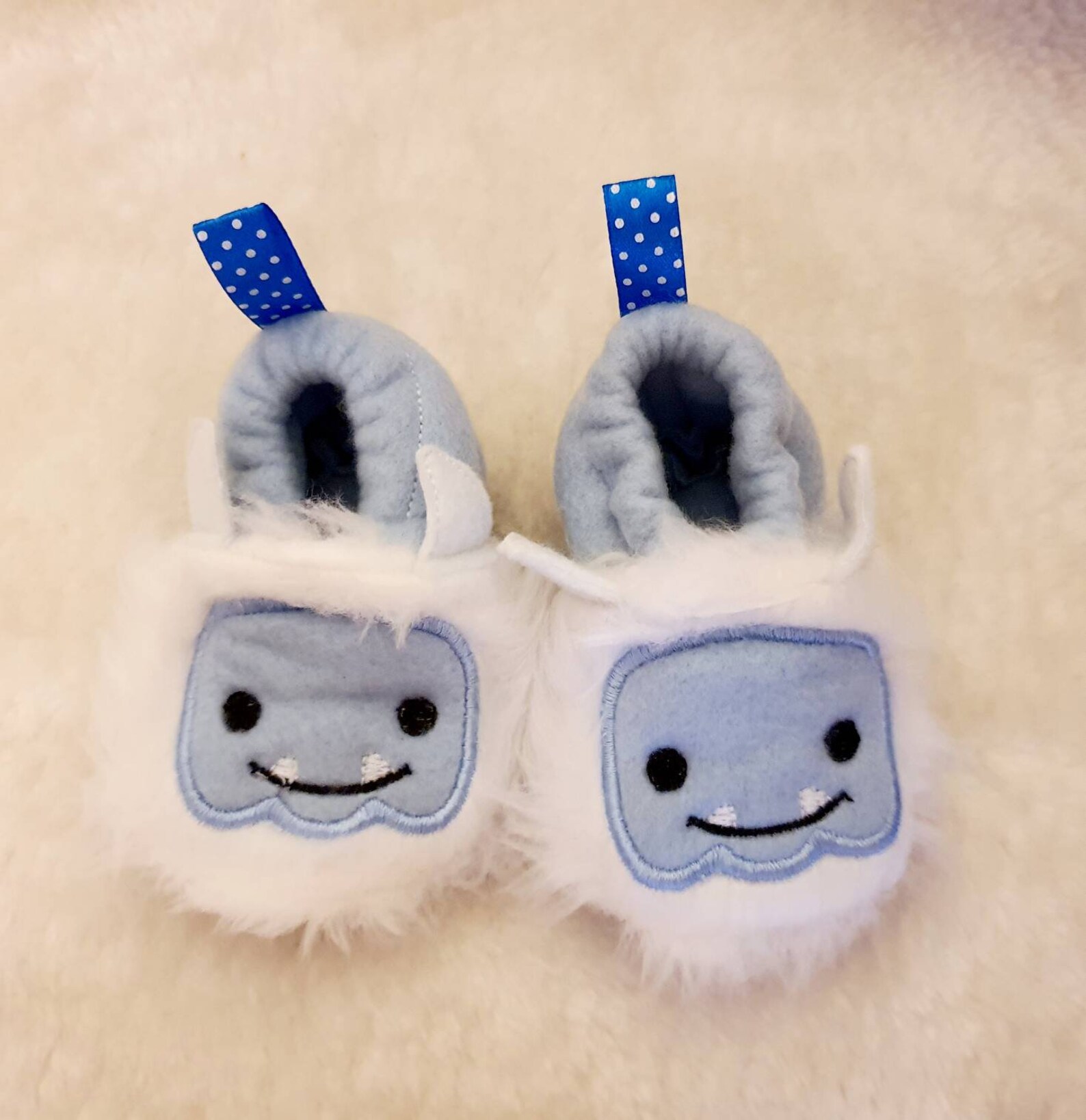 Childrens Novelty Slippers Yeti Slippers Etsy
