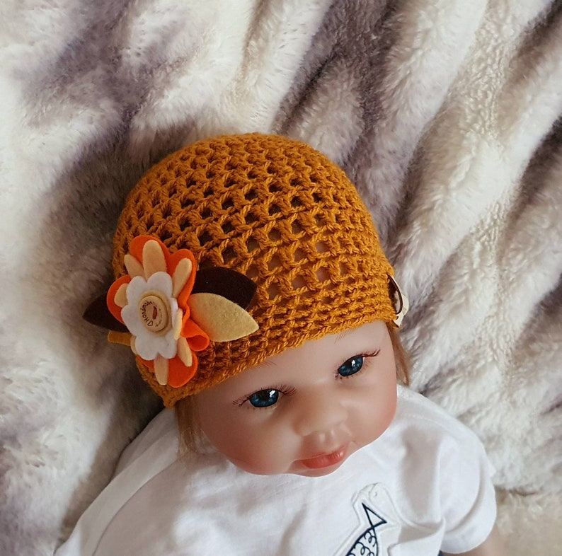 Spring Crochet Floral hats Summer Autumn Christmas