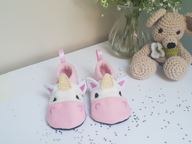 personalised baby slippers