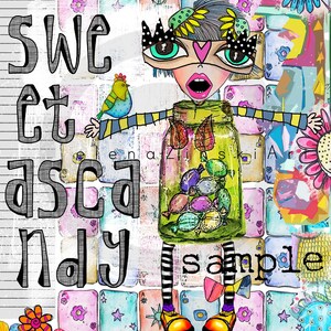 5 x large Collage Chica&#39;s