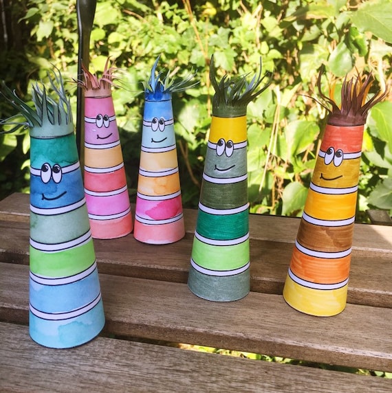 Bastelbogen Wi La No Diy Download Maskottchen Din A4 Basteln Mit Kindern Do It Yourself Ringel Streifen