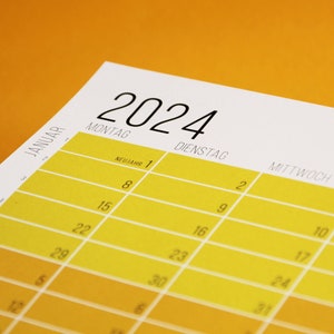 2024 Calendar Polar Wallplanner Planner 2024 Limited Edition English German FRAME NOT INCLUDED image 4