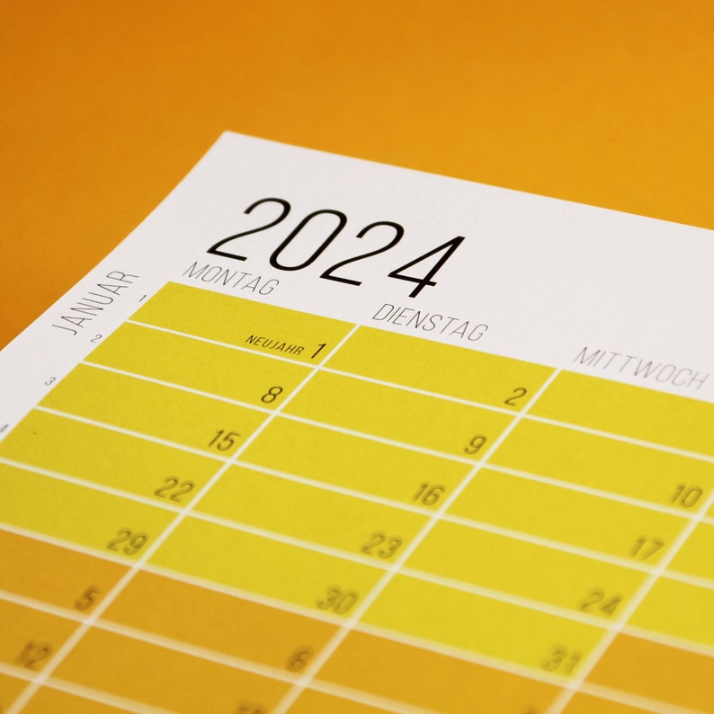 2024 Calendar Polar Wallplanner Planner 2024 Limited Edition English German FRAME NOT INCLUDED image 4