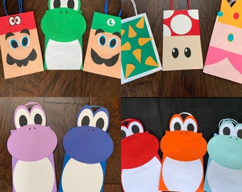 Gamer party favor bags (set of 6)