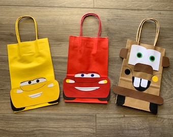 Cars party favor bags (set of 6)