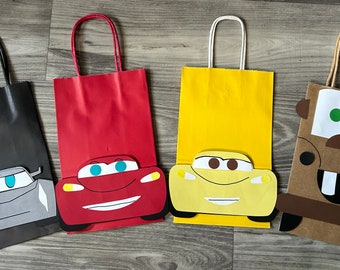 Cars party favor bags (set of 6)