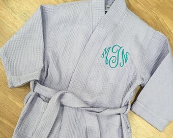 Monogrammed Kid's Robe