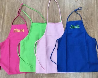 Kid's Monogrammed Apron