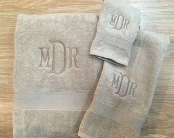 Monogrammed Towel Set