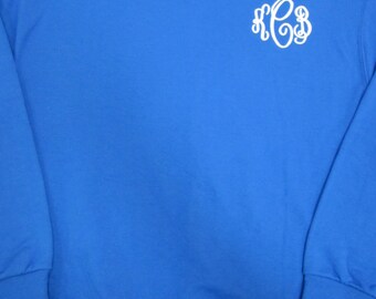 Monogrammed Crewneck Sweatshirt