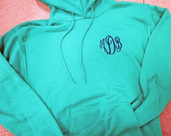 Monogrammed Hooded Sweatshirt