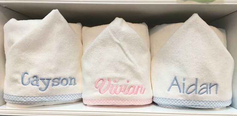Personalized Baby Hooded Towel image 3