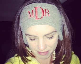 Monogrammed Ear Warmer