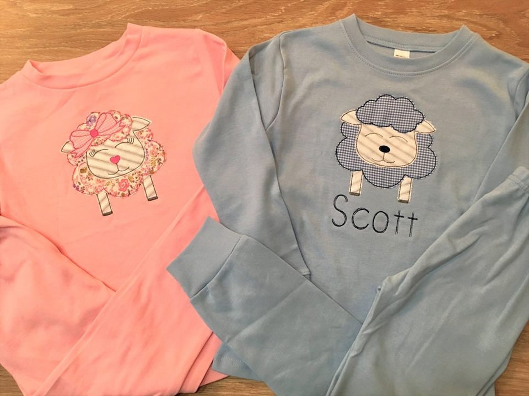 Personalized Easter Lamb Pajamas - Etsy