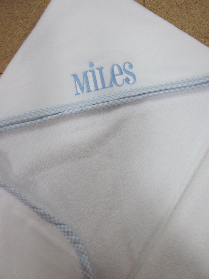 Personalized Baby Hooded Towel image 2