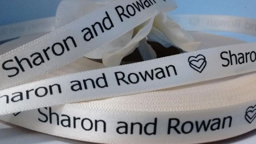 10mm X 10m Personalised, Custom Made Satin Ribbon - Etsy Hong Kong