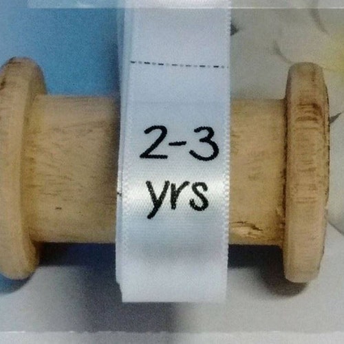 200 Mixed Custom Printed Clothing Size Labels Etsy UK