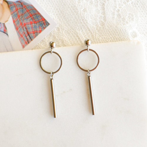 Jungkook Stay Gold Earrings BTS Inspired KPOP Fashion Gift - Etsy