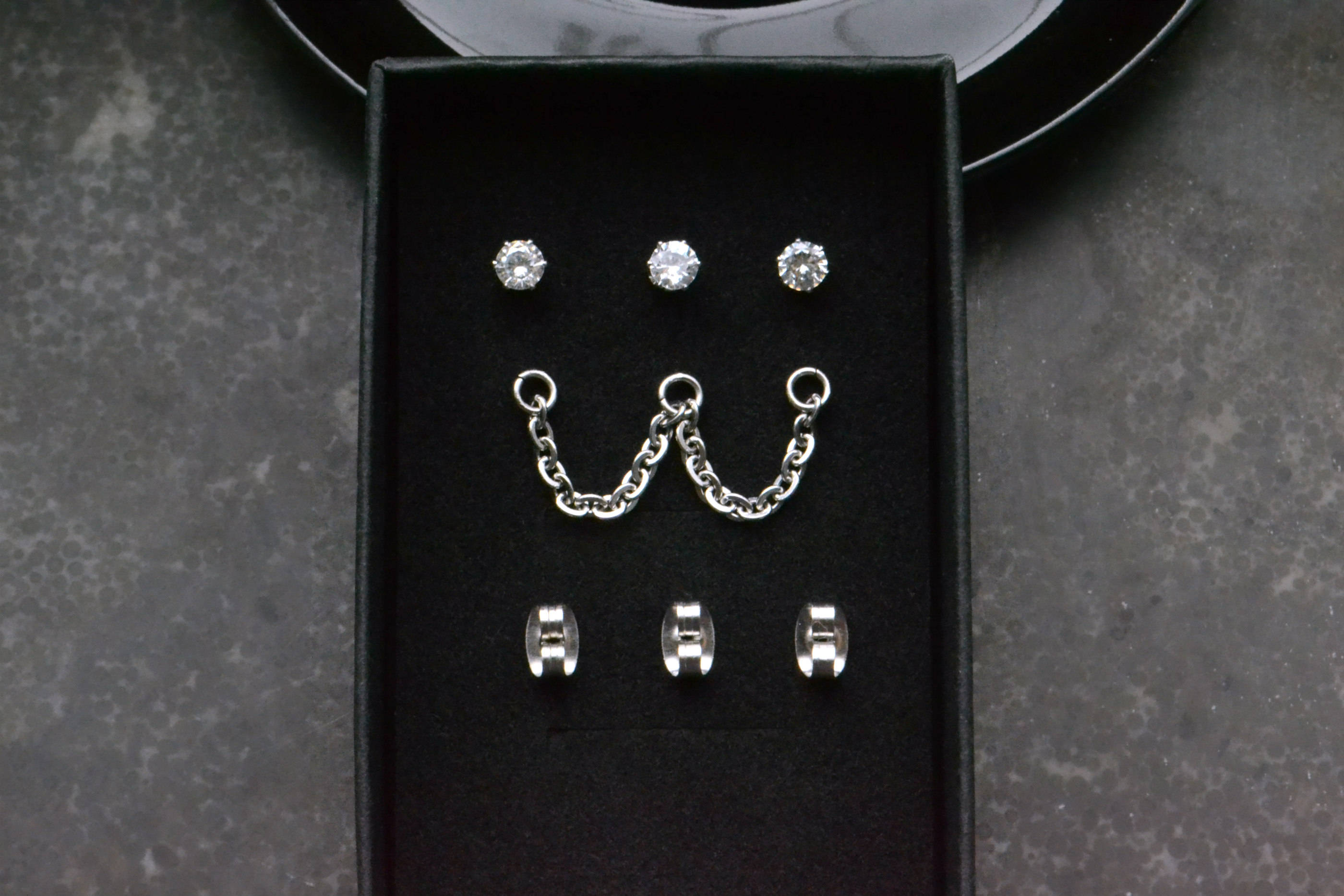 Boucles doreilles piercing à triple oreille trois trous Etsy
